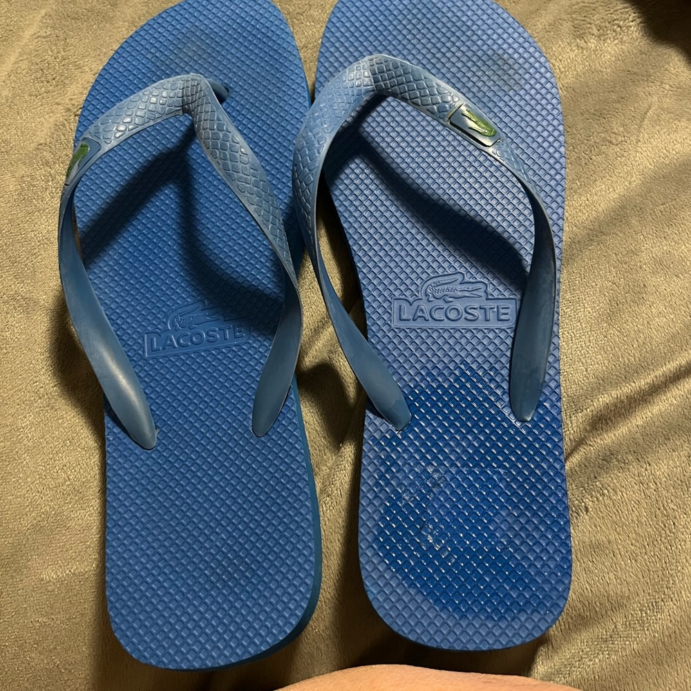 Lacoste flip flops
